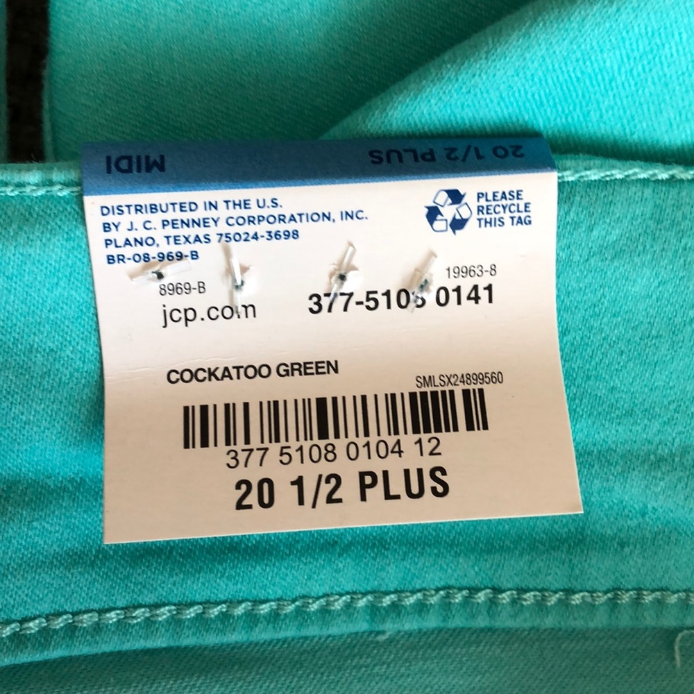 Arizona Jean Co. Midi Shorts Size 20 1/2 plus - Picture 9 of 10
